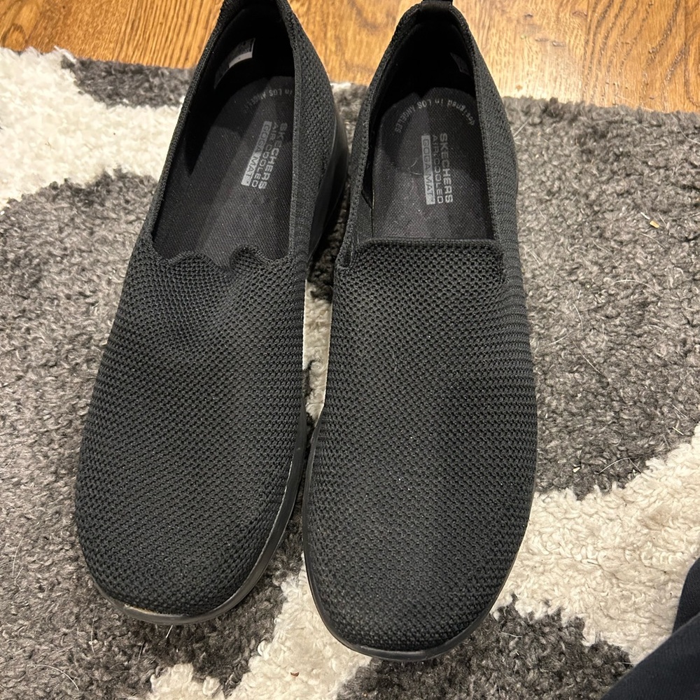 Women's Black Slip-On Shoes